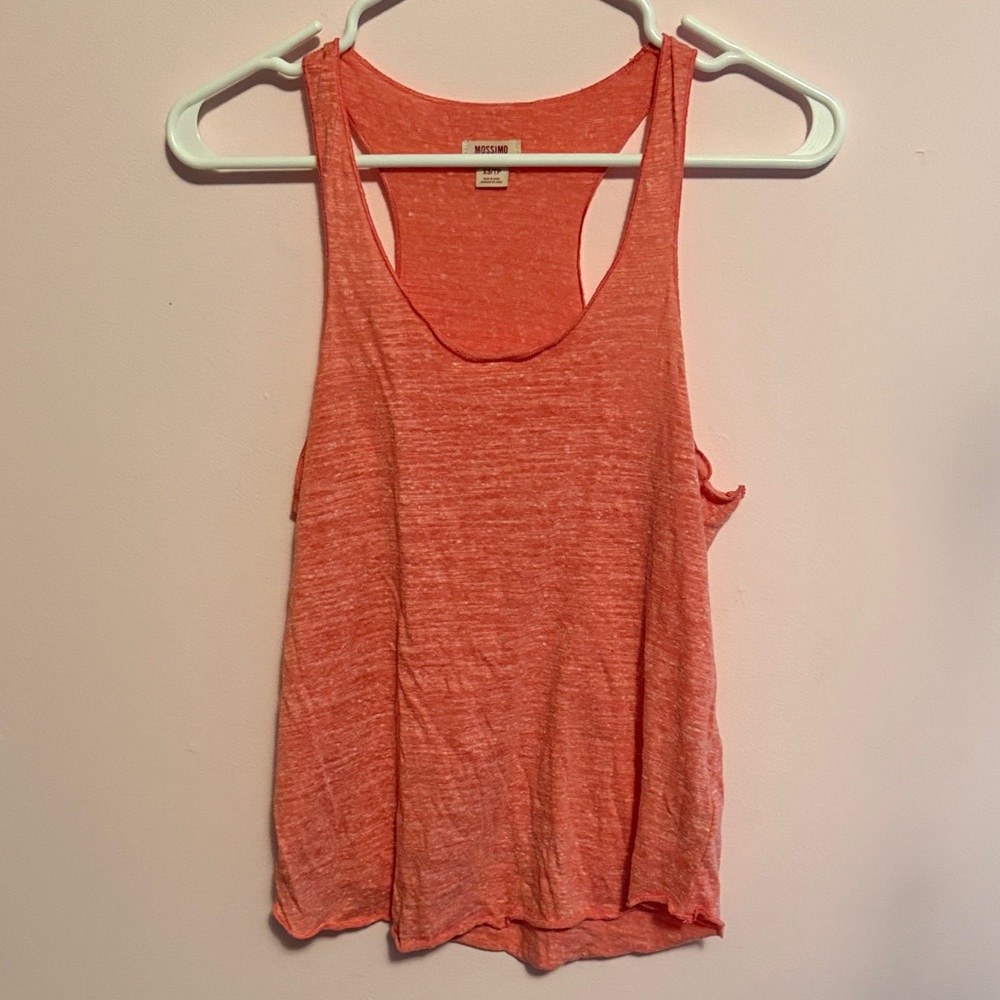 Mossimo Supply Co. Women's Bright Orange Tank Top